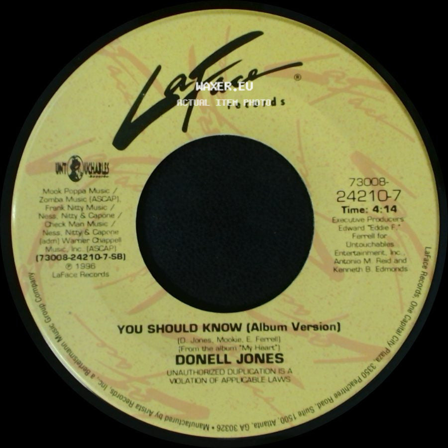 Donell Jones - You Should Know (Album Version) / Knocks Me Off My Feet (Album Version) side A