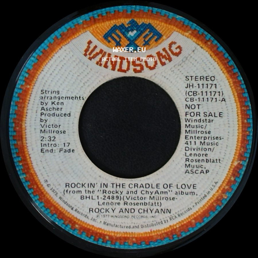 Rocky And Chyann - Rockin' In The Cradle Of Love / Rockin' In The Cradle Of Love side A