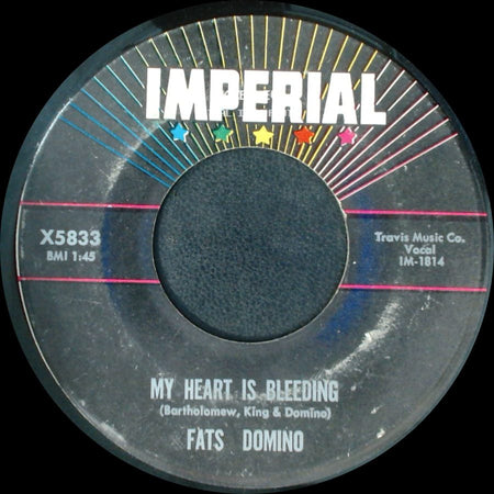 Fats Domino - My Real Name / My Heart Is Bleeding side B