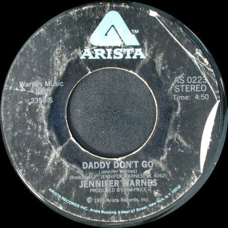 Jennifer Warnes - Daddy Don't Go / Right Time Of The Night side A