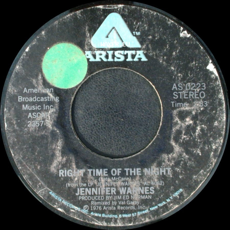 Jennifer Warnes - Daddy Don't Go / Right Time Of The Night side B
