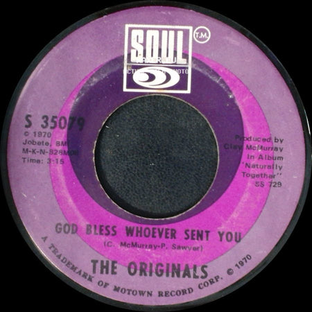 The Originals - God Bless Whoever Sent You / Desperate Young Man side A