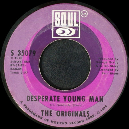 The Originals - God Bless Whoever Sent You / Desperate Young Man side B