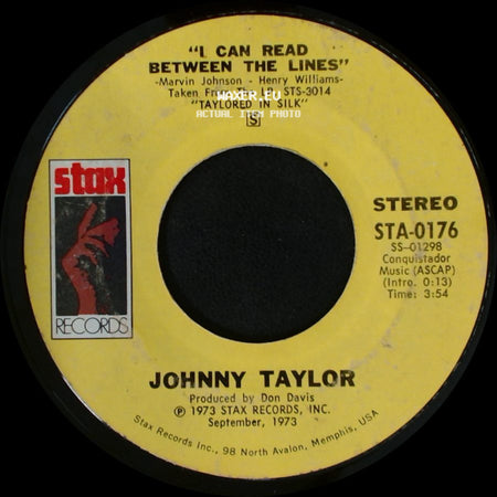 Johnny Taylor - Cheaper To Keep Her / I Can Read Between The Lines side B