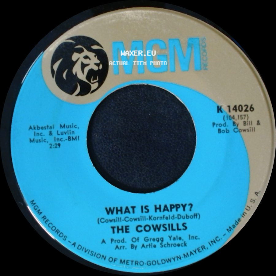 The Cowsills - Hair / What Is Happy? side B