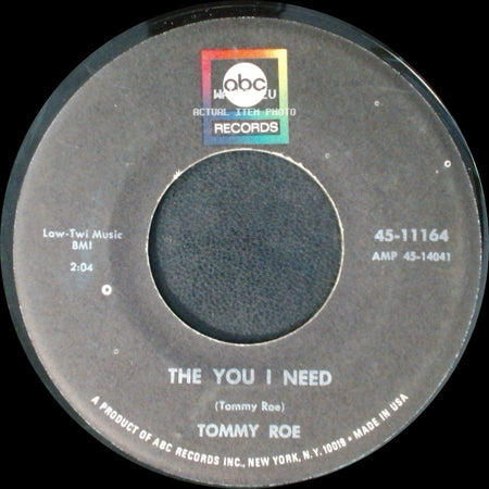 Tommy Roe - The You I Need / Dizzy side A