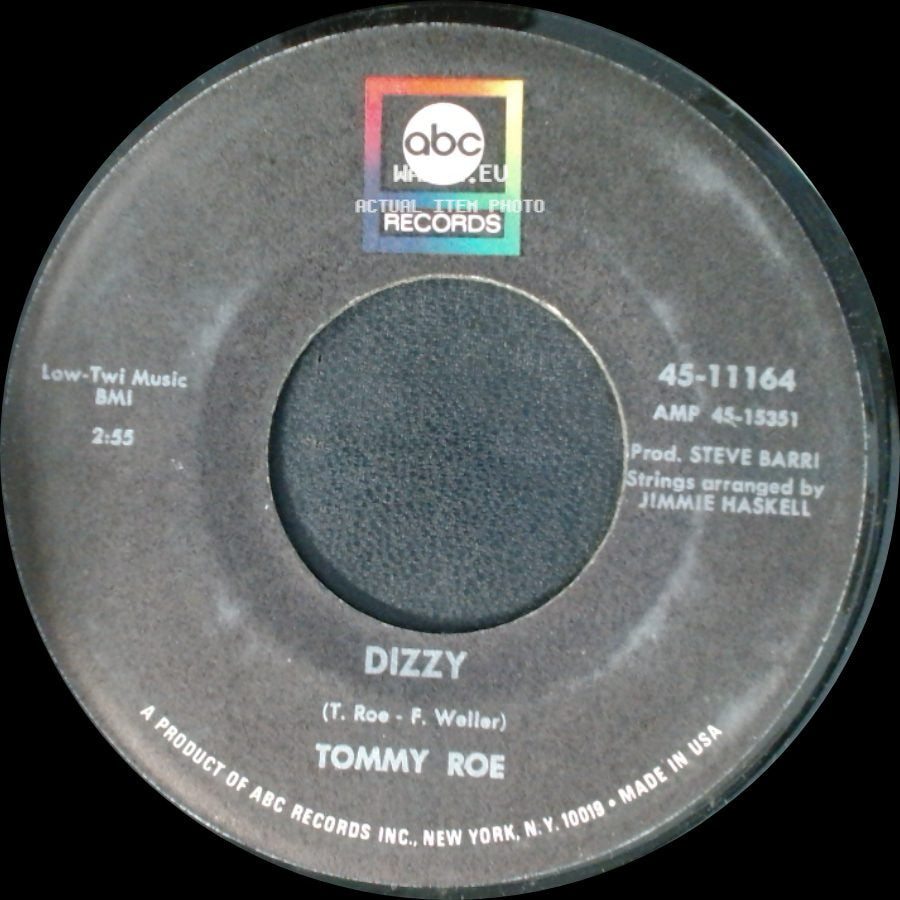 Tommy Roe - The You I Need / Dizzy side B