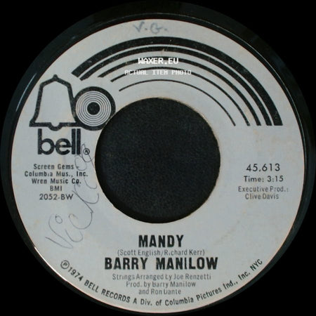 Barry Manilow - Mandy / Something's Comin' Up side A