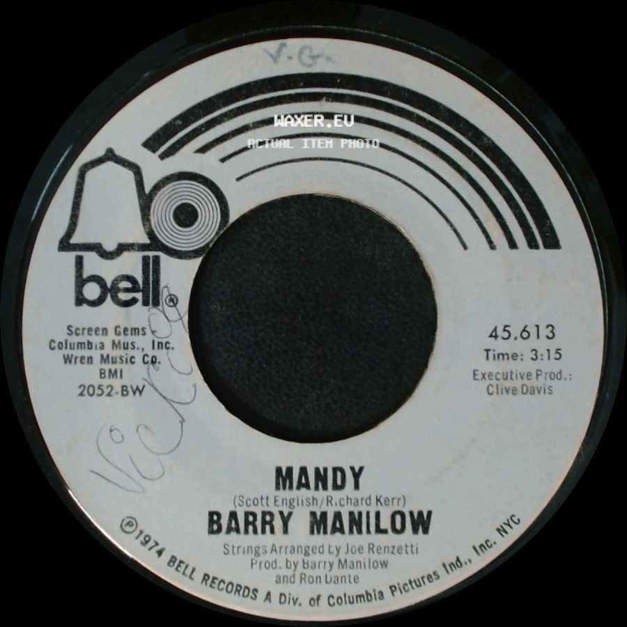 Barry Manilow - Mandy / Something's Comin' Up side A