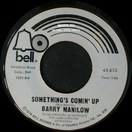 Barry Manilow - Mandy / Something's Comin' Up side B