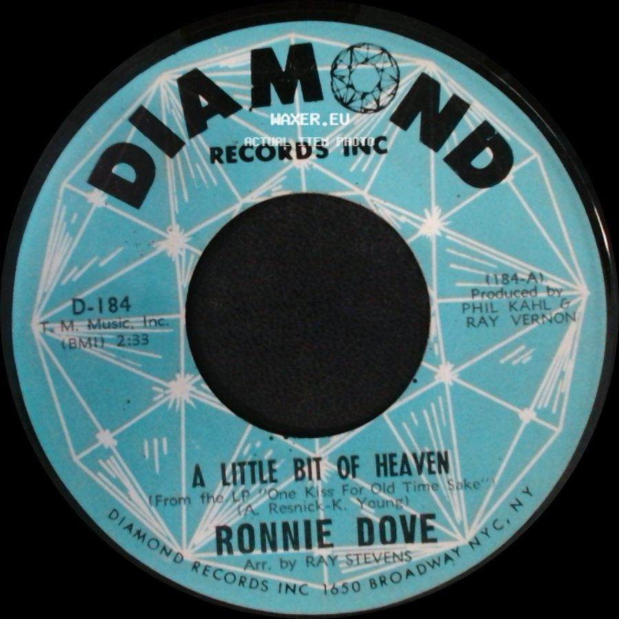 Ronnie Dove - If I Live To Be A Hundred / A Little Bit Of Heaven side B