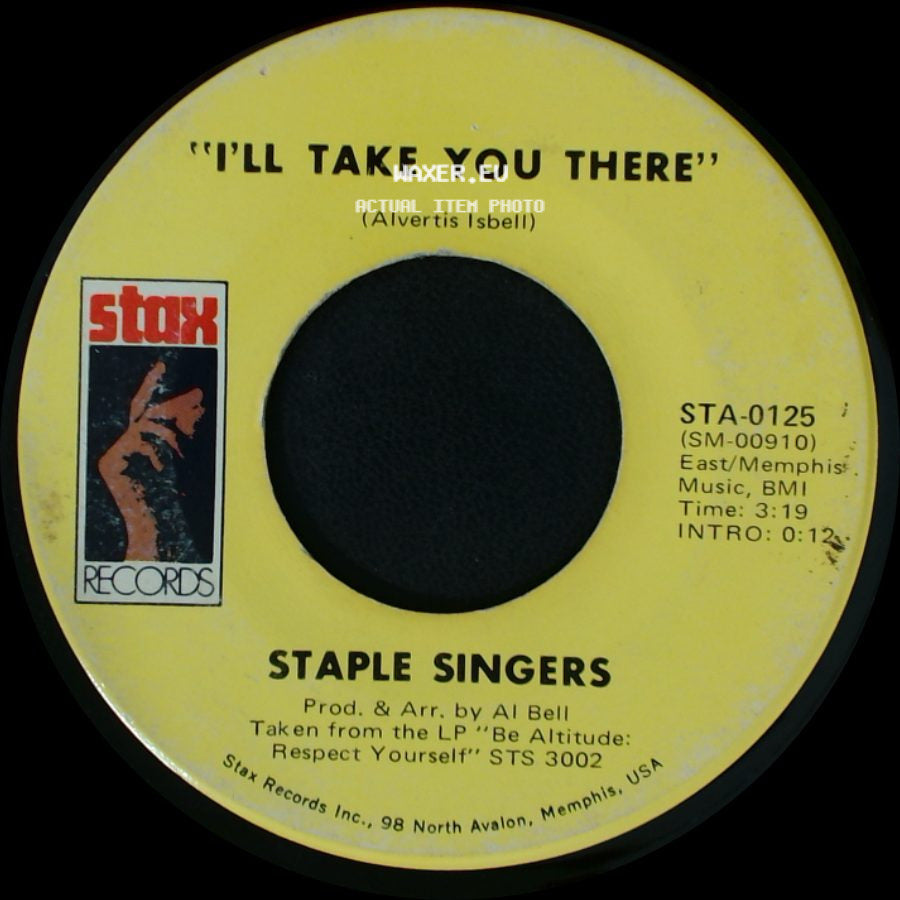 Staple Singers - I'm Just Another Soldier / I'll Take You There side B