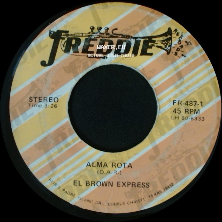El Brown Express - Alma Rota (D.A.R.) / No Te Puedo Olvidar side A