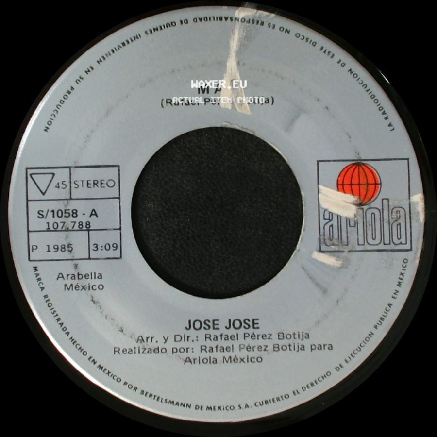 Jose Jose - M A / Lastima side A