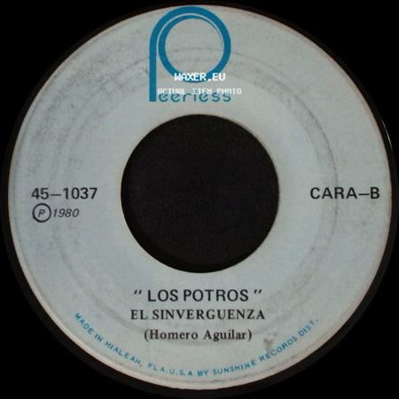 Los Potros / El Sinverguenza - Me Llaman Asesino / Los Potros side B