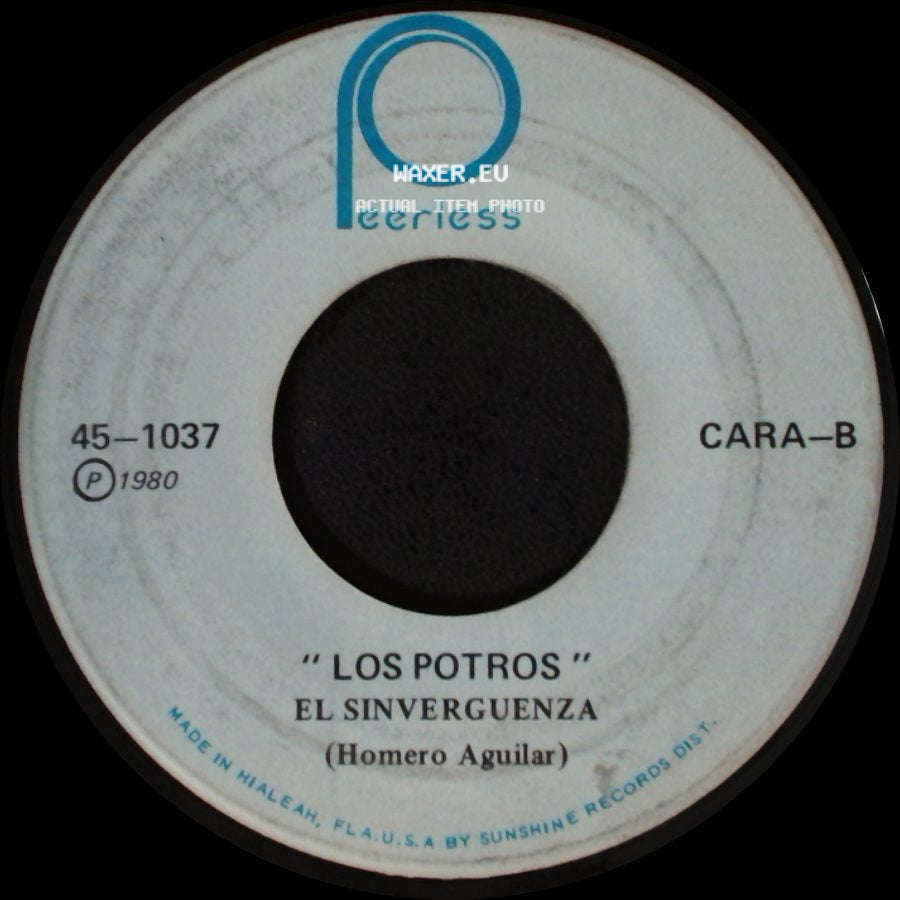 Los Potros / El Sinverguenza - Me Llaman Asesino / Los Potros side B