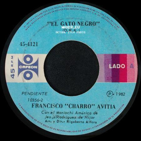 Francisco "Charro" Avitia - El Gato Negro / "La Chancla" side A