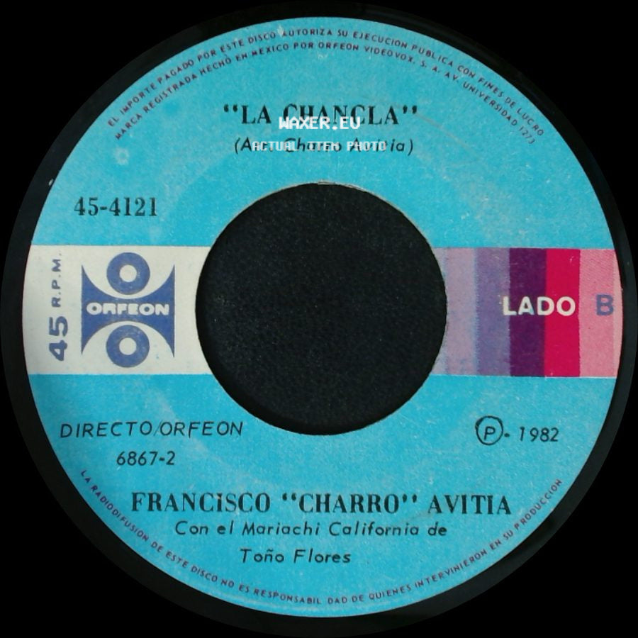 Francisco "Charro" Avitia - El Gato Negro / "La Chancla" side B