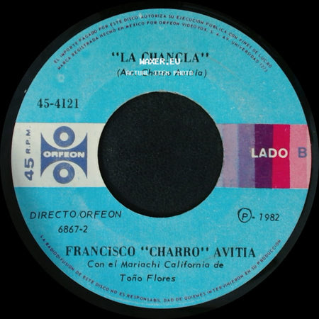 Francisco "Charro" Avitia - El Gato Negro / "La Chancla" side B