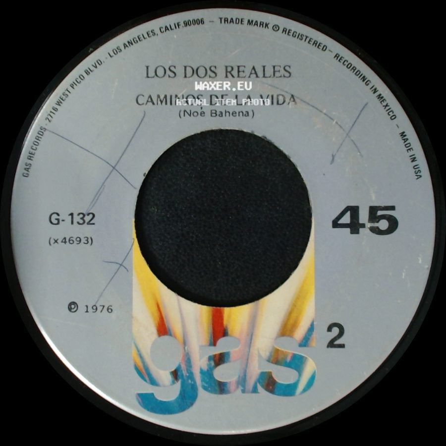 Los Dos Reales - Me Piden / Caminos De La Vida side B