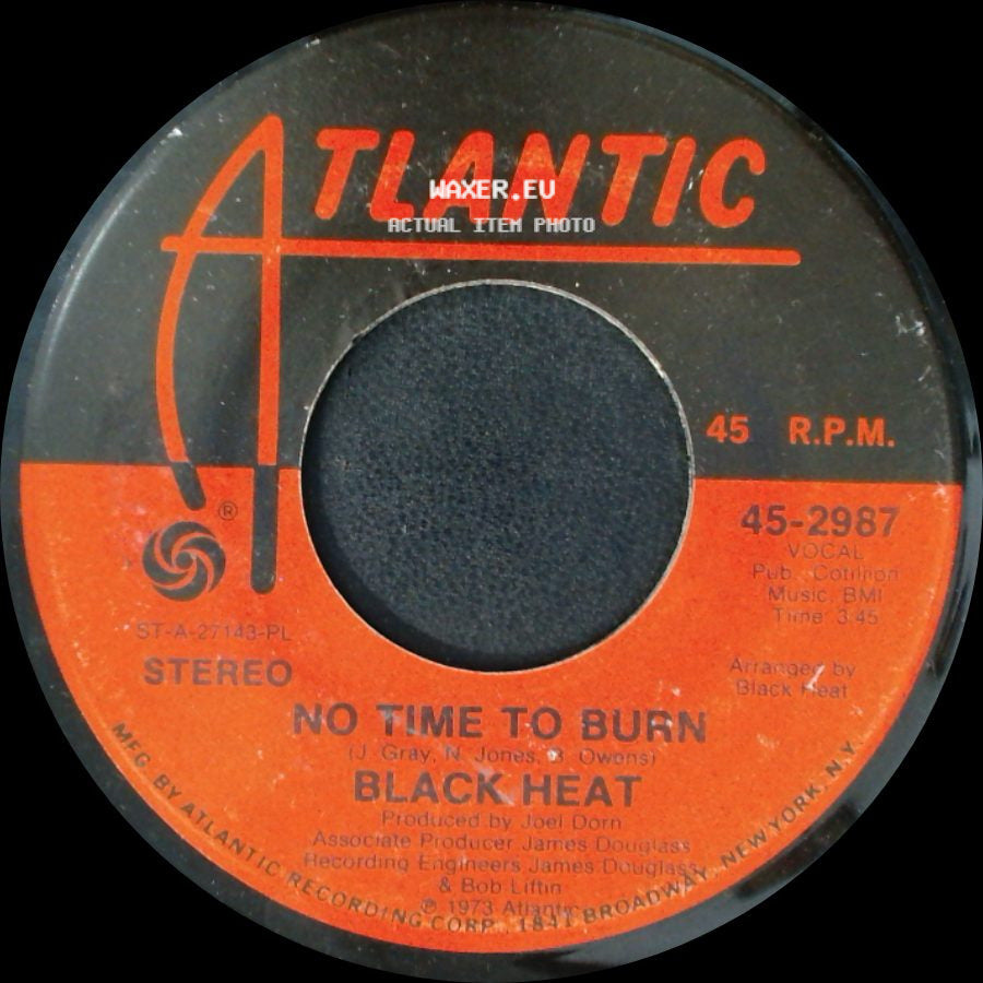 Black Heat - No Time To Burn / Supercool side A