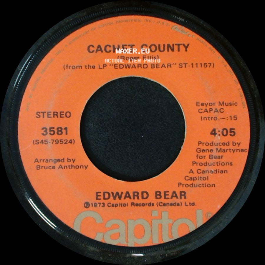 Edward Bear - Cachet County / Close Your Eyes side A