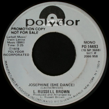 L. Russell Brown - Josephine (She Dance) / Josephine (She Dance) side A