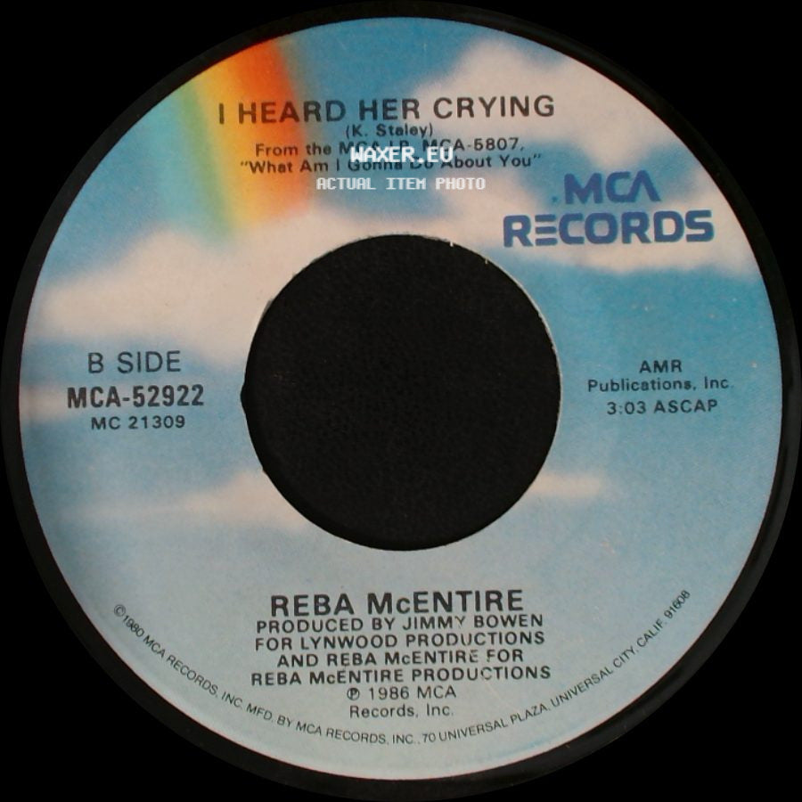Reba Mcentire - What Am I Gonna Do About You / I Heard Her Crying side B