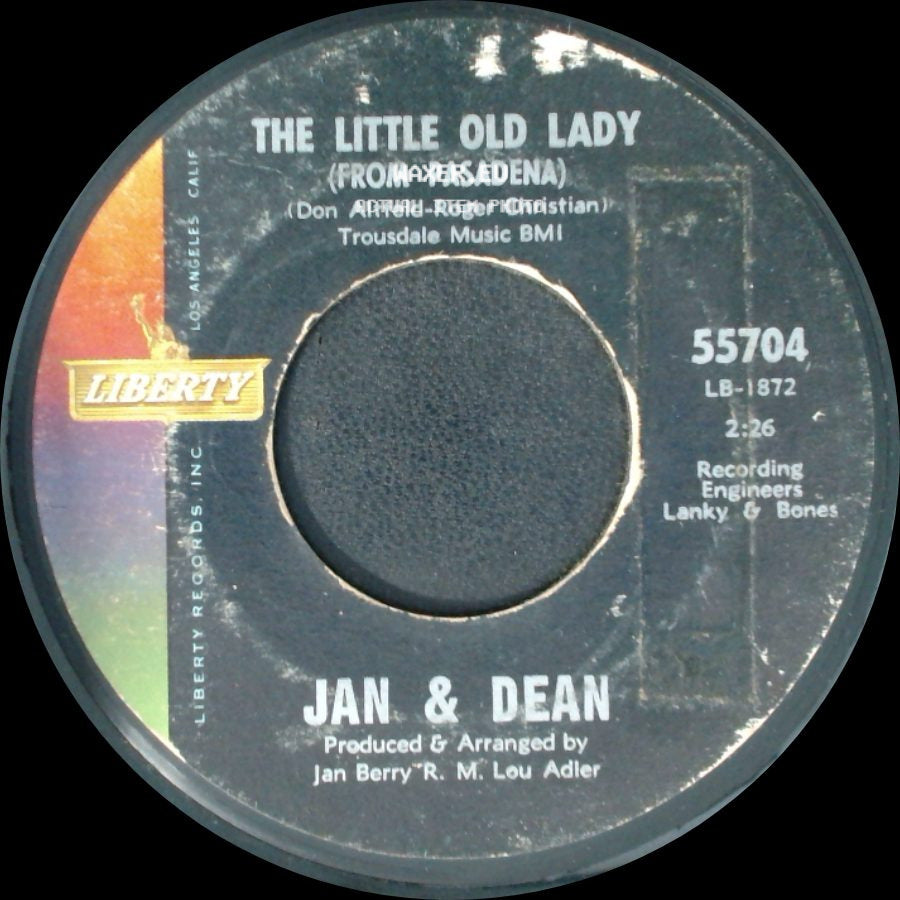 Jan & Dean - The Little Old Lady (From Pasadena) / My Mighty G.T.O. side A