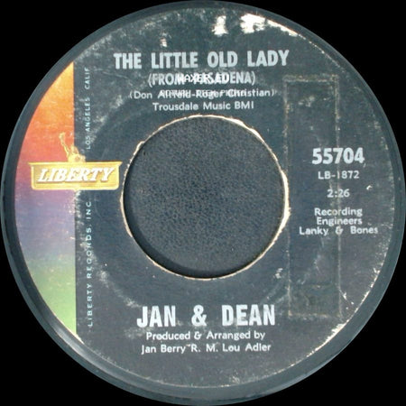 Jan & Dean - The Little Old Lady (From Pasadena) / My Mighty G.T.O. side A