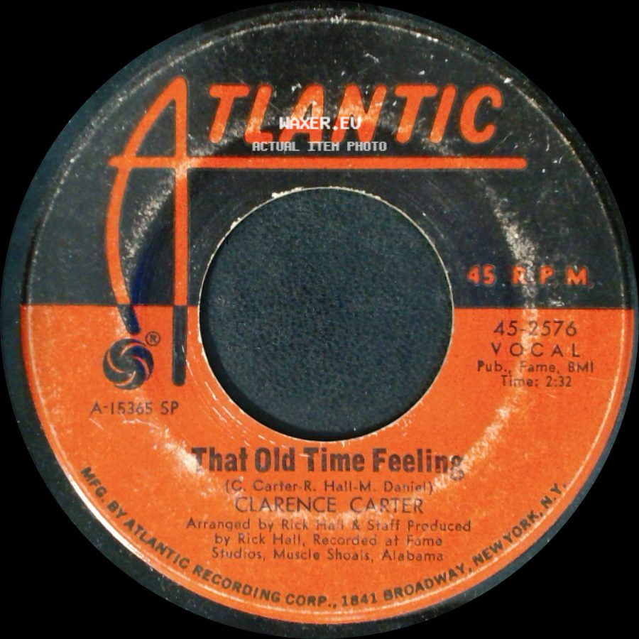 Clarence Carter - That Old Time Feeling / Back Door Santa side A