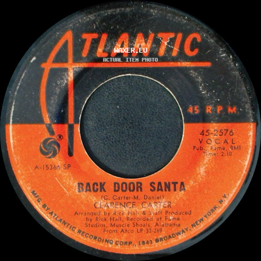 Clarence Carter - That Old Time Feeling / Back Door Santa side B