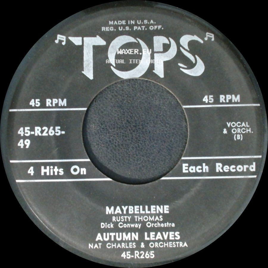 Sherri Lynn / Rusty Thomas / Nat Charles - Suddenly There's A Valley / I Want You To Be My Baby / Maybellene / Autumn Leaves side B