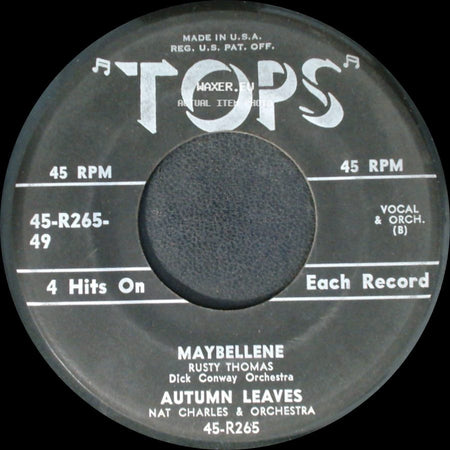 Sherri Lynn / Rusty Thomas / Nat Charles - Suddenly There's A Valley / I Want You To Be My Baby / Maybellene / Autumn Leaves side B