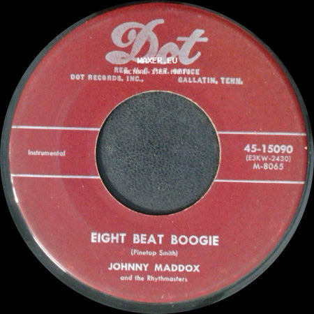 Johnny Maddox And The Rhythmasters - Learning / Eight Beat Boogie side B