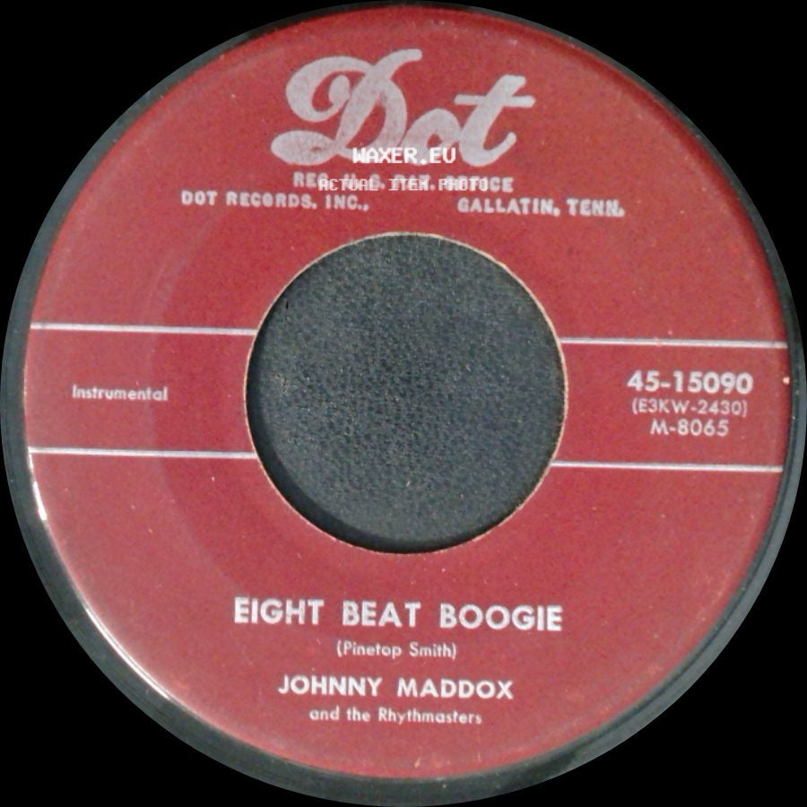 Johnny Maddox And The Rhythmasters - Learning / Eight Beat Boogie side B