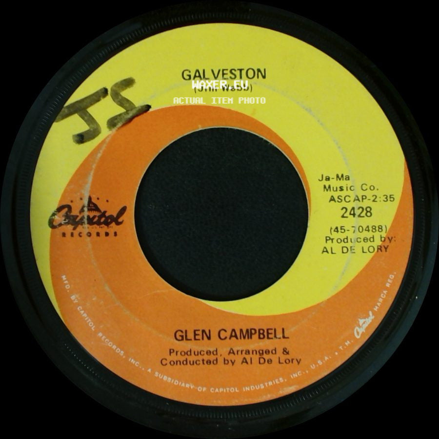 Glen Campbell - How Come Every Time I Itch I Wind Up Scratchin' You / Galveston side B
