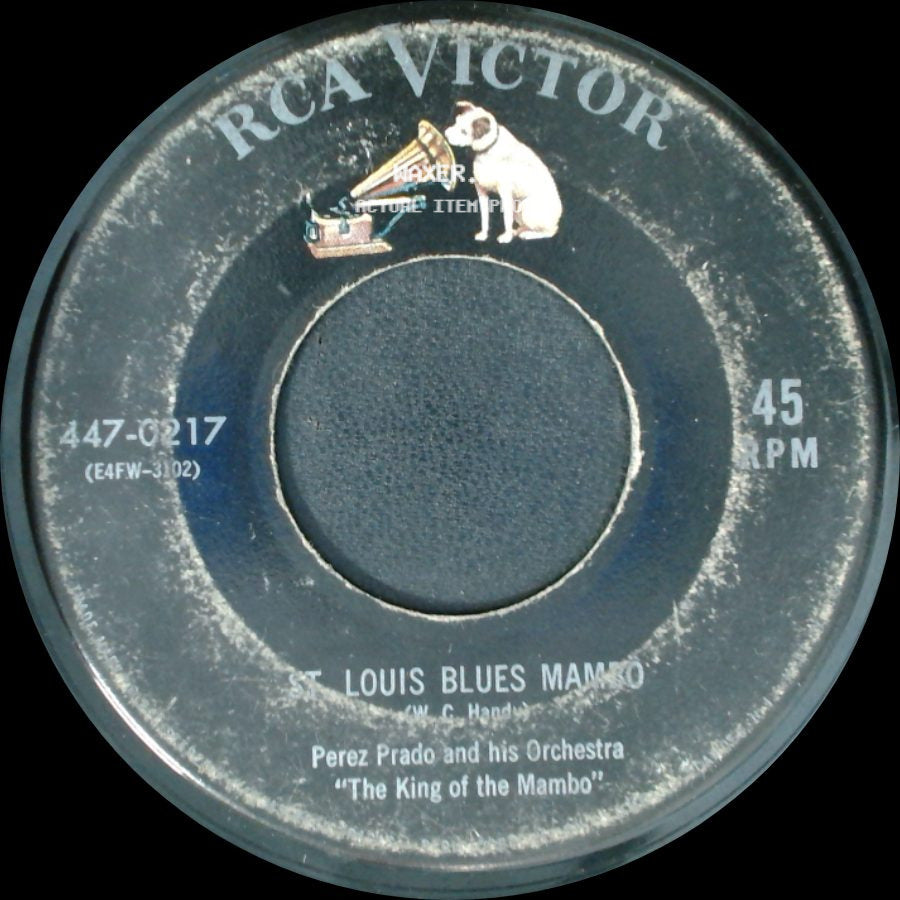 Perez "Prez" Prado And His Orchestra - St Louis Blues Mambo / Cherry Pink And Apple Blossom White side A