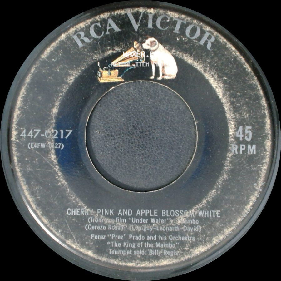 Perez "Prez" Prado And His Orchestra - St Louis Blues Mambo / Cherry Pink And Apple Blossom White side B
