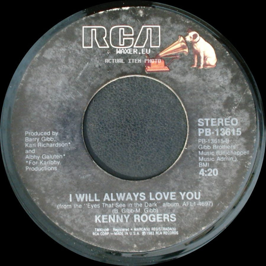 Kenny Rogers - Islands In The Stream / I Will Always Love You side B