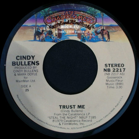 Cindy Bullens - Trust Me / Holding Me Crazy side A