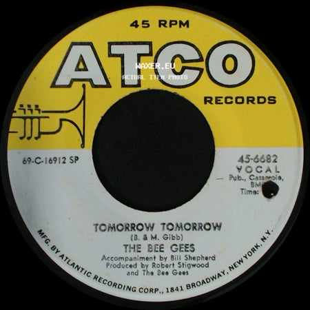 The Bee Gees - Tomorrow Tomorrow / Sun In My Morning side A