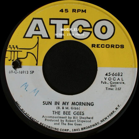 The Bee Gees - Tomorrow Tomorrow / Sun In My Morning side B