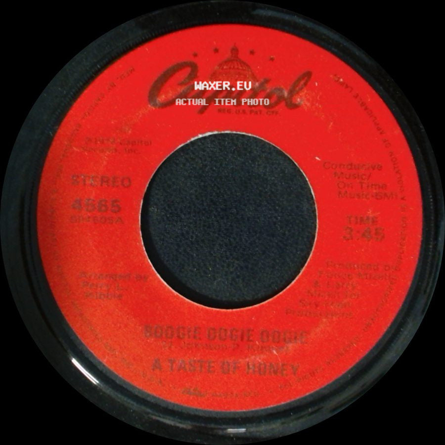 A Taste Of Honey - Boogie Oogie Oogie / World Spin side A