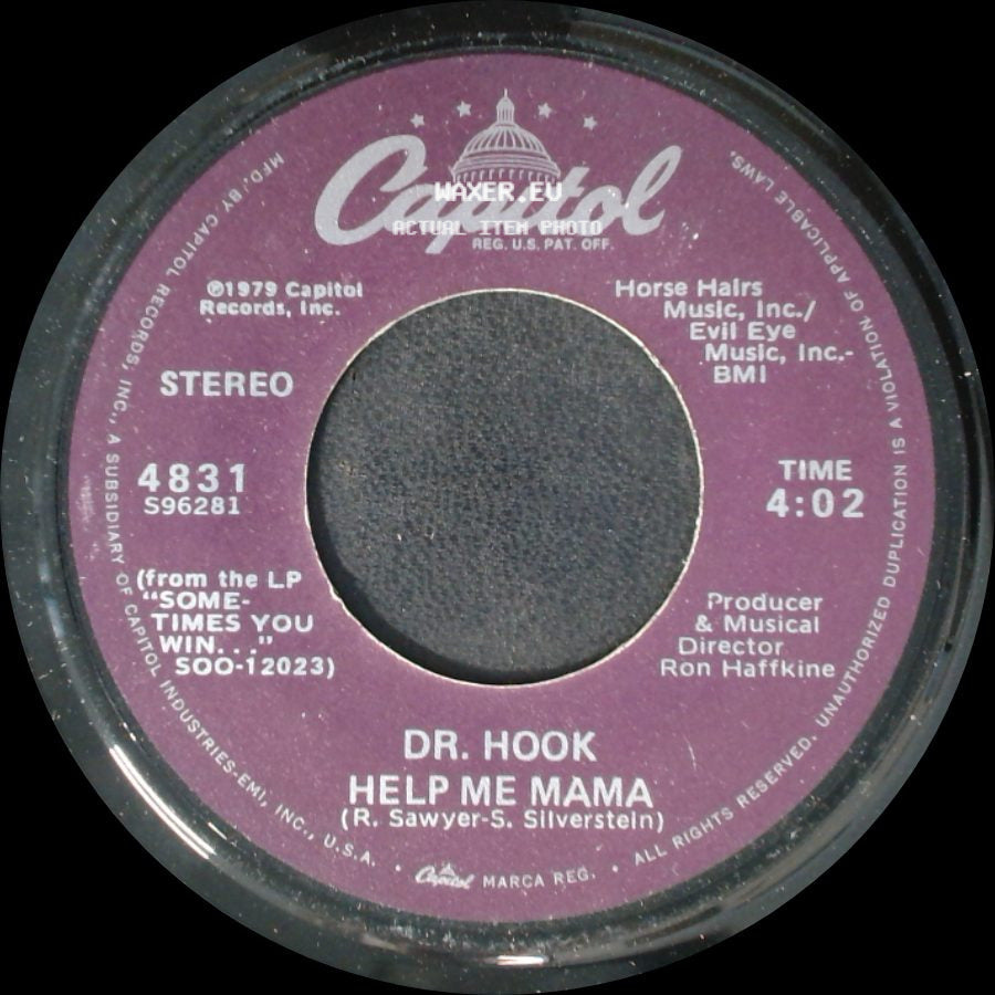 Dr. Hook - Help Me Mama / Sexy Eyes side A