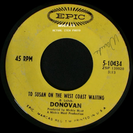 Donovan - To Susan On The West Coast Waiting / Atlantis side A