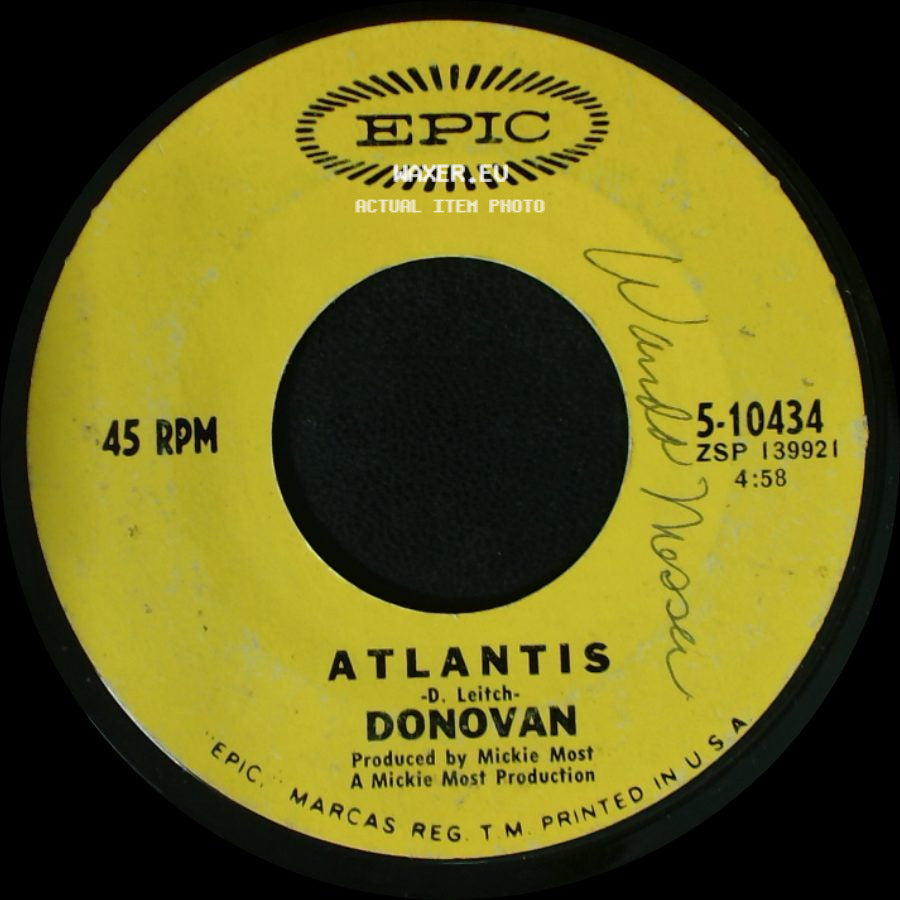 Donovan - To Susan On The West Coast Waiting / Atlantis side B