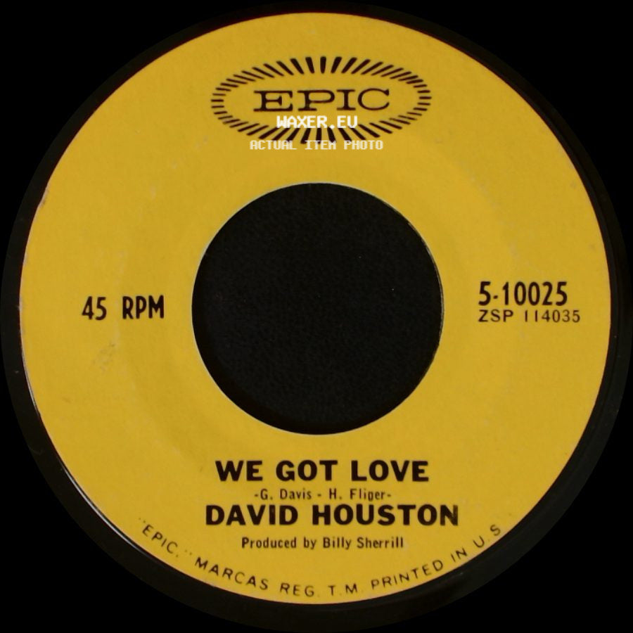 David Houston - Almost Persuaded / We Got Love side B