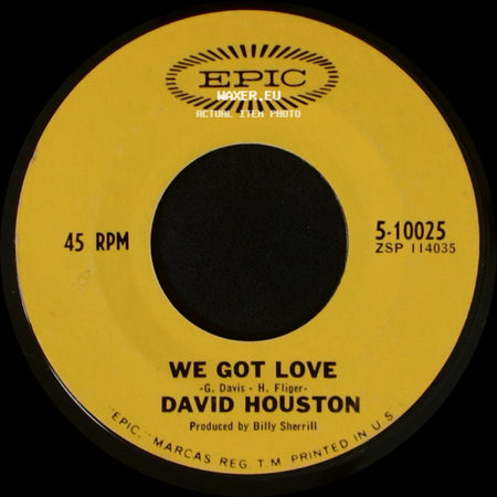David Houston - Almost Persuaded / We Got Love side B