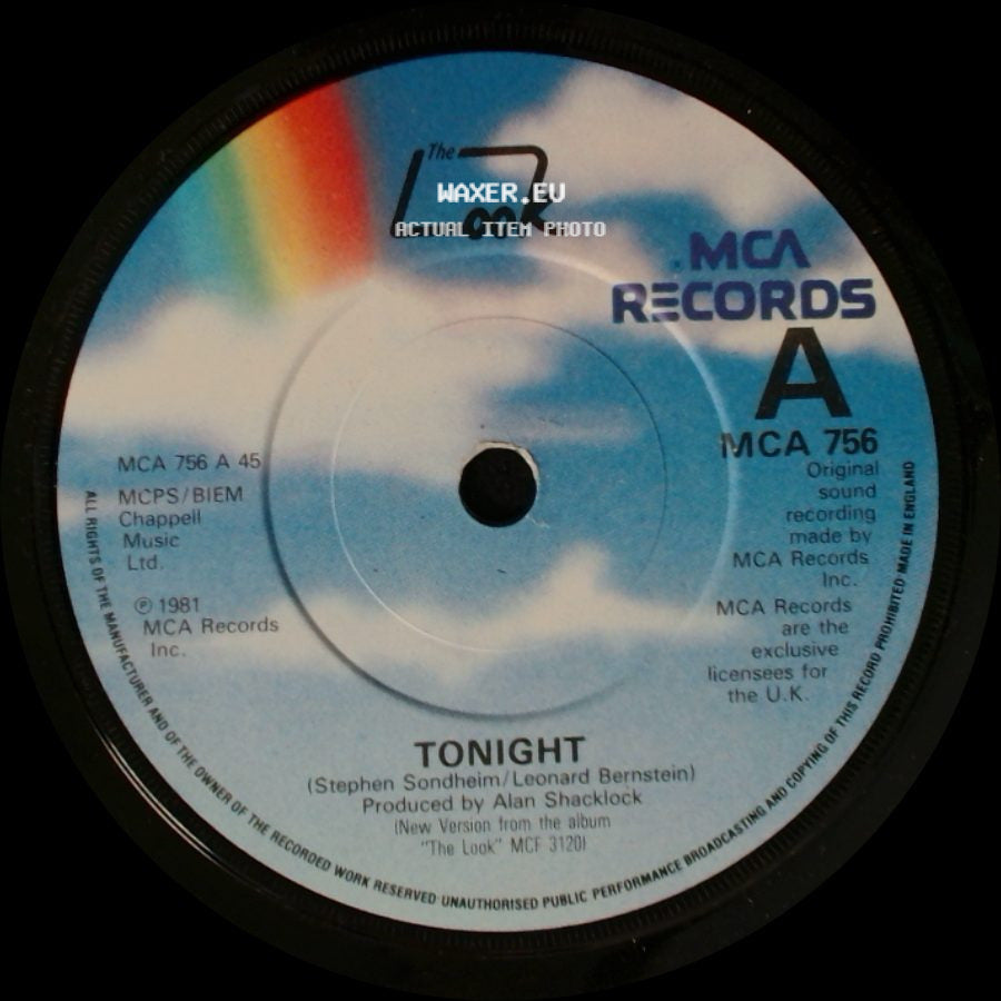 The Look - Tonight / Three Steps Away side A